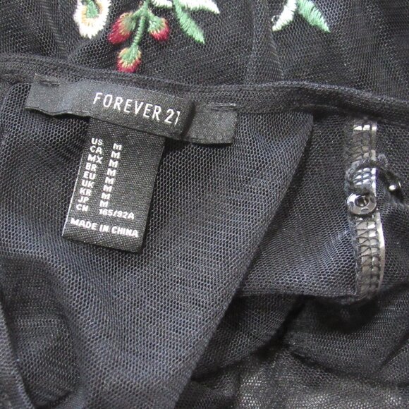 Sheer Embroidered Overlay Dress - Picture 8 of 8